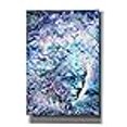 thumbnail image 3 of Epic Graffiti Rêves d'Unité Toile Murale Giclée, 20 Pouces x 40 Pouces, Bleu, 3 of 3