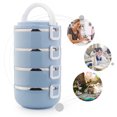 thumbnail image 1 of LOLIPPYY Thermal Lunch Box Blue Stainless Steel Keep Warm For Fishing 1Pcs, 1 of 8