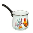 thumbnail image 5 of Eenameled Aluminum Coffeepot with Handle to store Hot Coffee Golden Rooster Enamel Coffee Pot Coffee Warmer Camping Coffee Pot 0.7-qt. (0.65 L), 5 of 6