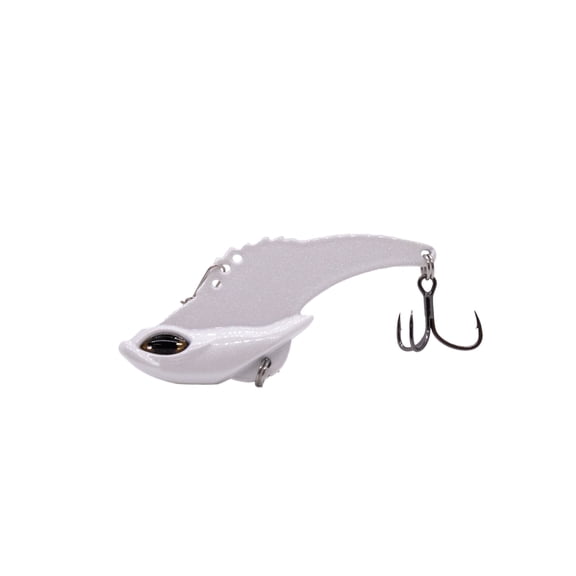 Duckett Fishing BD Blade 5/8 oz. Blade Bait, Premium Lure for Versatile Fishing and Irresistible Flash, White, 5/8 oz