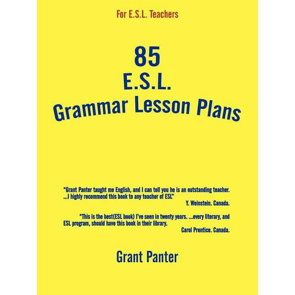 85 ESL Grammar Lesson Plans, (Paperback)