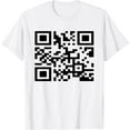 thumbnail image 1 of Fuc k You Q R Code Funny T-Shirt - Black - M, 1 of 4