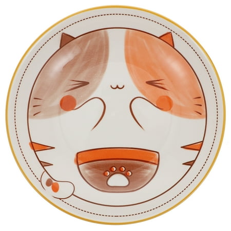 

Weis 1Pc Children Ceramic Snack Plate Meal Dishes Plate Kids Dinner Serving Plate