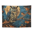 thumbnail image 5 of Orinice Owl Moon Branch Tapestry Wall Hanging Unique Style Graphic Tapestries for Home Wall Decor 40x60inch, 5 of 6