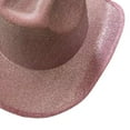 thumbnail image 6 of Cowboy Hat Blinking Women Cap Denim Hat Cowgirl Hat for Carnival Accessories Pink, 6 of 9