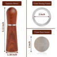 thumbnail image 2 of 51mm Espresso WDT Tool, Dosing Funnel and Screen Set, Espresso Accessories Kit Barista Set, Coffee Needle, 2 of 7