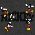 thumbnail image 2 of Boy's Mickey & Friends Character Name Graphic Tee Charcoal Heather X Large, 2 of 5