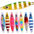 thumbnail image 6 of 8pcs/lot Metal Jig Fishing Lure 40g 60g 80g100g Night Light Jigging Spinning Pike Swimbait New 2024 Sea Saltwater Fishing Tackle, 6 of 16