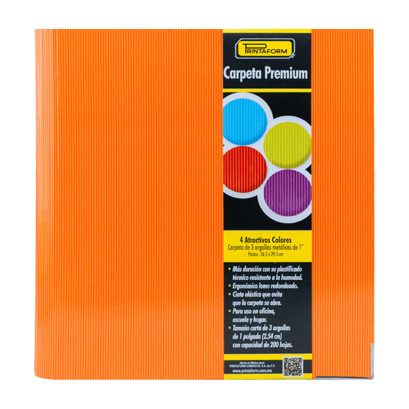 Carpeta Universitaria Printaform Premium Tamaño Carta
