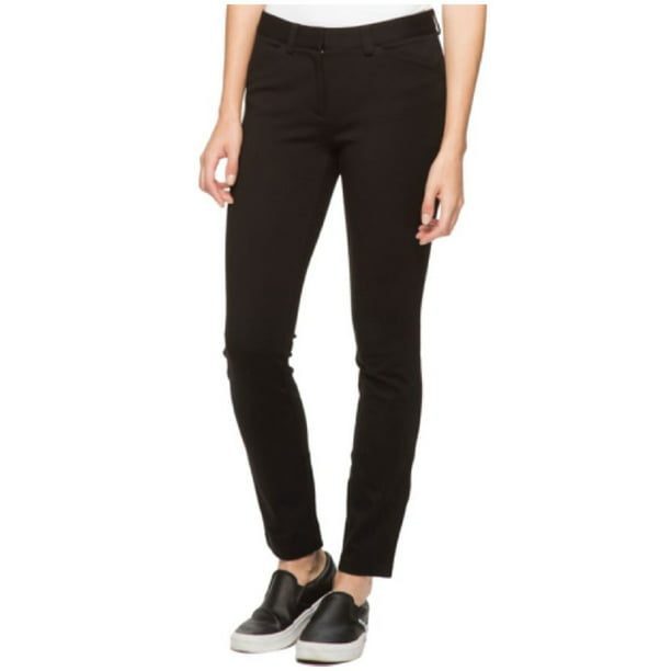 Andrew Marc - ANDREW MARC Womens Stretch Knit Ponte Pant (Black, 6 ...