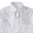 thumbnail image 2 of Broches con cadena Zulema pin de solapa Traje Escudo dorado, 2 of 2
