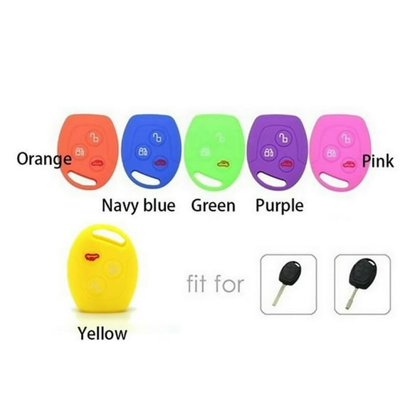 KAJNBN Black Silicone Car key Cover Protector 1Set for Vehicle Keys