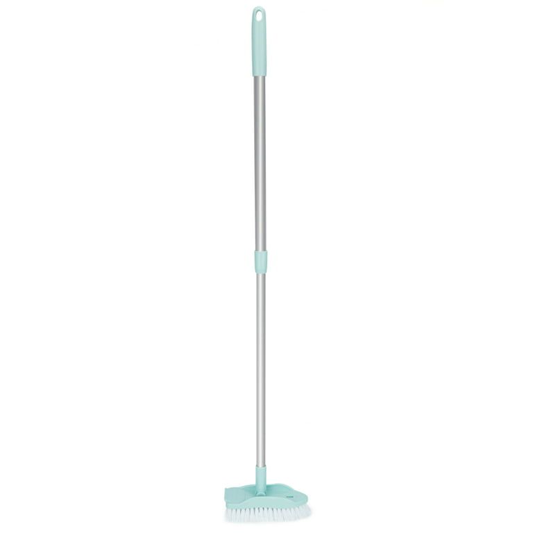 Shower Scrubber for Cleaning Bathroom Scrubber with Long Handle Adjustable Shower  Cleaning Brush with 1 Stiff Bristles Scrub Bathroom Brush for Bathtub Floor  Tub & Tile 