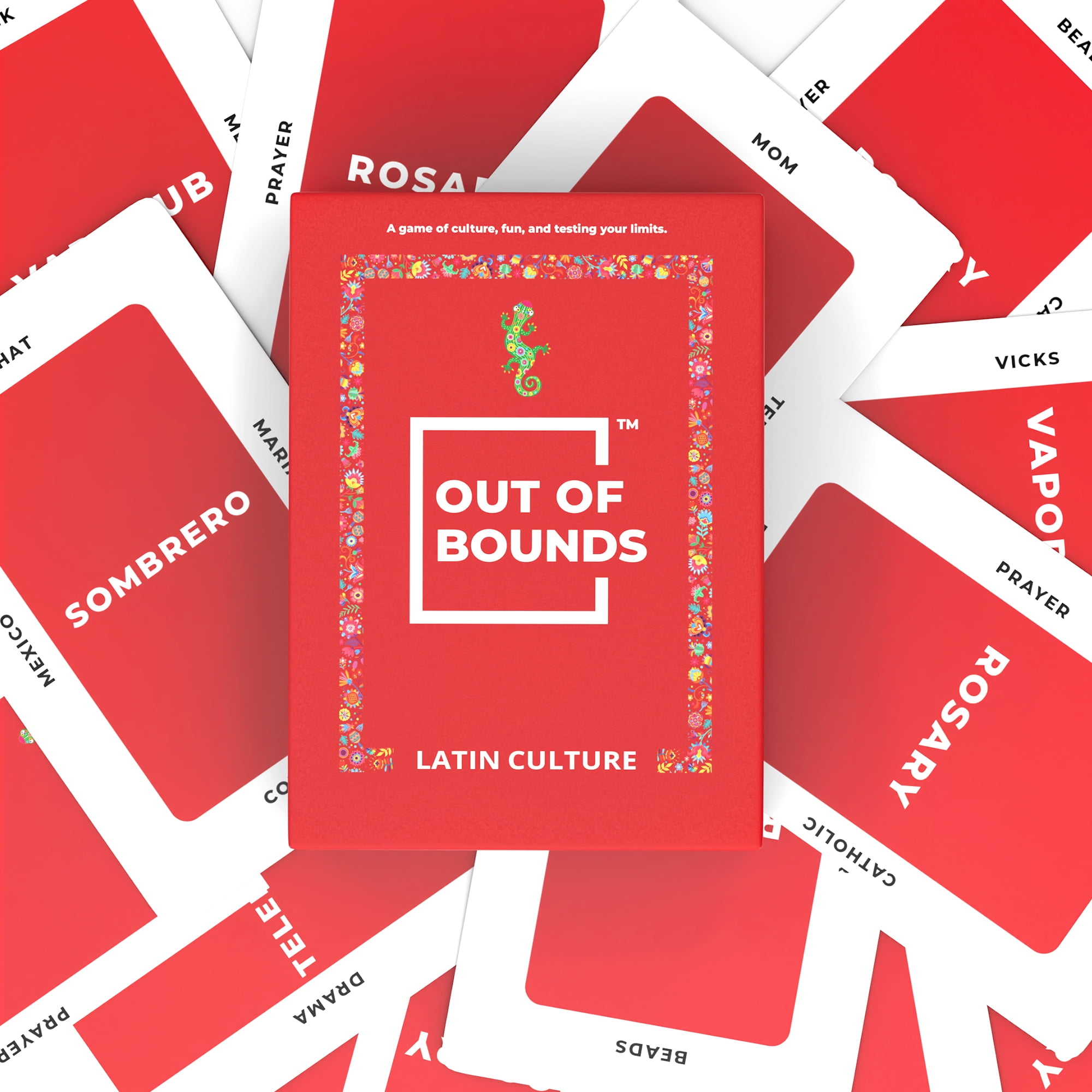 Simpli Gaming: Out of Bounds: Latin Culture - Party Card Game, A Game Of Culture, Fun & Testing your Limits, Say The Right Words, Ages 13, 4+ Players
