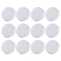 Uxcell 2.76" Regular Mouth Tin Plate Mason Jar Lids for Canning Jars, Light Purple 12 Pack