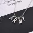 thumbnail image 4 of Bts Jewelry ARMY Letter Necklace, 4 of 5