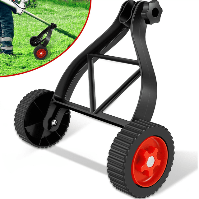 Lawn Mower Wheel Attachment, Lawn Mower Auxiliary Wheel, Suitable for Lawn Mower, Weeder, Brush Cutter, Garden