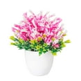thumbnail image 2 of Artificial Flowers For Decoration Fake Flowers Simulation Flower Pot Simulation Flower Bouquet Living Room Table Flower Arrangement Flower Decoration Vase Potted Plant, 2 of 6