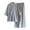 Gray, variant on Lopecy-Sta Pajamas for Men Set Father's Day Gift Men Fashion Pajama Solid Casual Sleepwear Sets Men Cotton Bathrobe Pajamas Kimono Casual Clothes