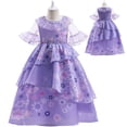 thumbnail image 2 of SATKULL Robe Isabella pour Filles pour Enfants Costume Formel Princesse Robes Élégantes Fête, 2 of 3