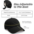 thumbnail image 4 of Pakyozj Original Classic Low Profile Baseball Cap Golf Dad Hat Adjustable Cotton Hats Men Women Unconstructed Plain Cap, 4 of 6