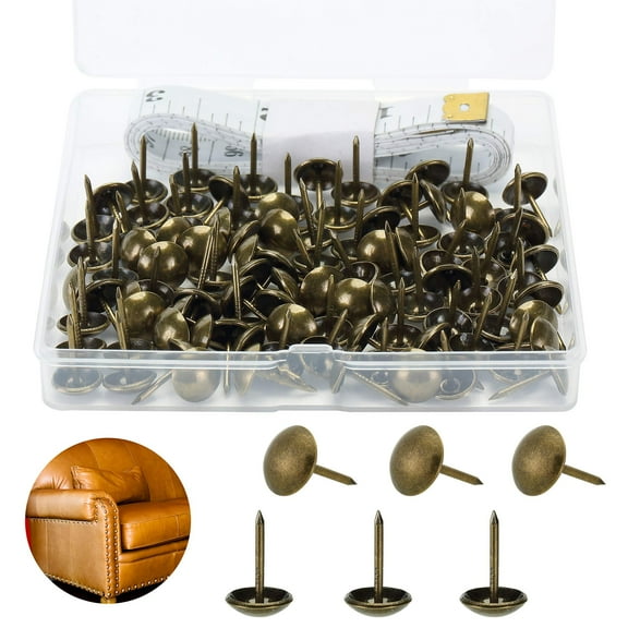 Mr. Pen- Upholstery Tacks, 100 Pack, Furniture Tacks, Decorative Nail Heads, Upholstery Tacks for Furniture