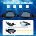 thumbnail image 4 of Ochapa Swim Goggles - Swimming Goggles, Pack of 2 Professional Anti Fog No Leaking UV Protection Wide View Swim Goggles for Women Men Adult, 4 of 7