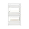 thumbnail image 3 of Campbell Wood Triple Twin Convertible Bunk Bed, White, 3 of 12