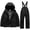 Black, variant on Msgweeeg Mens Waterproof Jacket Outdoor Men's Ski Suit Set with Hooded Jacket and Pants, Size M-3XL (Men's and Big Men's)