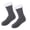 Dark Gray, variant on Xfvqtps Unisex Grippy Slipper Socks Plush Lining Plush Edge Thick Snow Socks Carpet Socks Solid Color Comfortable Soft Warm Winter Fuzzy Socks Black