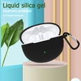 thumbnail image 1 of Funda de silicona para auriculares compatible con Bluetooth para Huawei Freebuds 4i (negro), 1 of 9