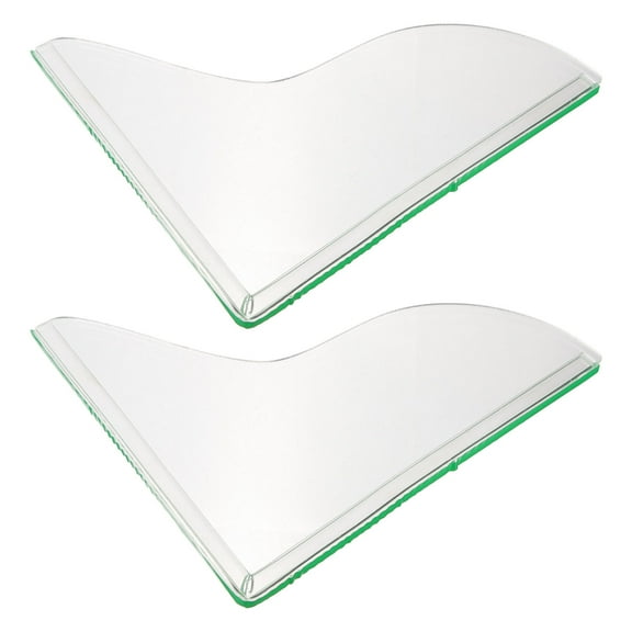 HINTRMENT 2Pcs Shower Splash Guards Acrylic Transparent Leak Proof Water Blocker Bathroom Accessories