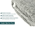 thumbnail image 2 of PAVILIA Melange Sherpa Fleece Throw Blanket | Super Soft, Reversible, Microfiber Fleece Blanket Throw | Luxurious Plush Fuzzy Light Grey TV Blanket For Couch Sofa(50x60 Inches), 2 of 9