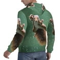 thumbnail image 6 of Honeii Squirrel Pattern Mens Hoodies Men's Loose Sleeve Sweatshirt,Pullover Hooded Sweatshirt for Men,Essentials Hoodie-X-Large, 6 of 7