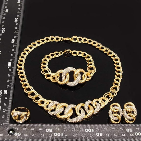 Hugs Kisses Cuban Link set