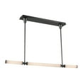 thumbnail image 4 of Kuzco Lighting Lp348148 Edwin 2" Wide Led Linear Pendant - Vintage Brass / Frosted Ribbed, 4 of 5