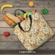 thumbnail image 5 of Fotbe Retro 70s 60s Flower Bolsa Tote con Estampado para Mujer, Bolsos con Cremallera, Bolsa de Hombro Casual de Gran Capacidad con Bolsillos Internos, 5 of 7