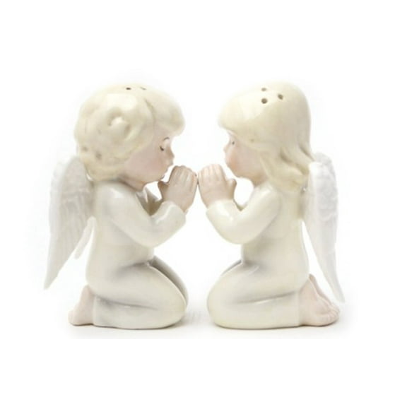 Pacific Trading Angels Kneeling Magnetic Salt & Pepper Shakers