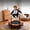 Orange and Dark Brown, variant on Sunrinx 36" Foldable Toddler Trampoline with Foam Handle, Indoor Outdoor Orange