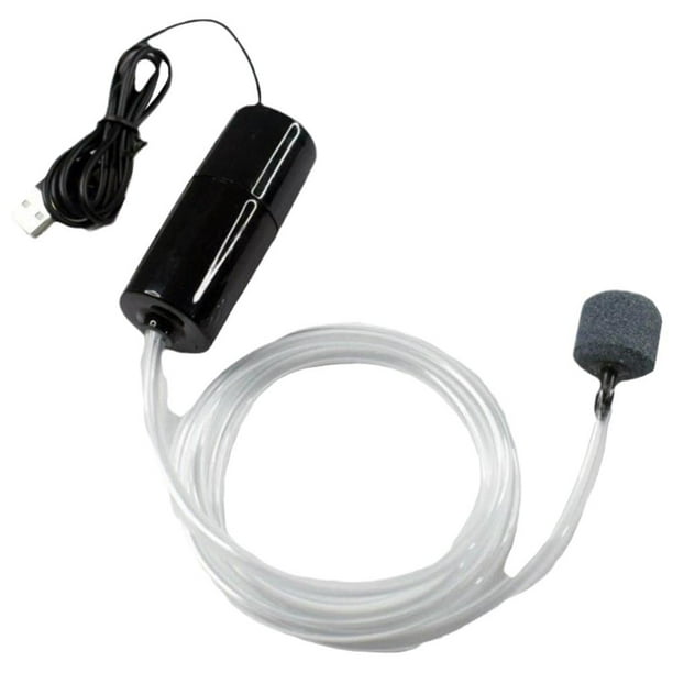 LUVCLS Mini bomba de oxígeno portátil para pecera, bomba de oxígeno USB, bomba de oxígeno para pesca al aire libre