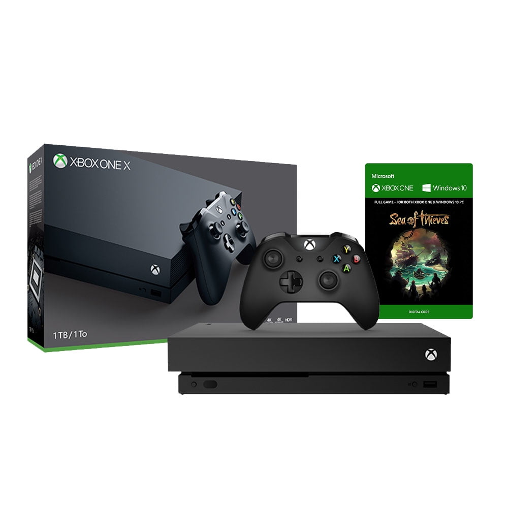 Microsoft Xbox One X Used 1TB Black 4K Ultra HD Console Sea of Theives