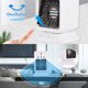 thumbnail image 2 of leyfeng Ventilador de escritorio portátil Mini enfriador de aire Humidificador de habitación con 3 velocidades de viento Viento ajustable, 2 of 8