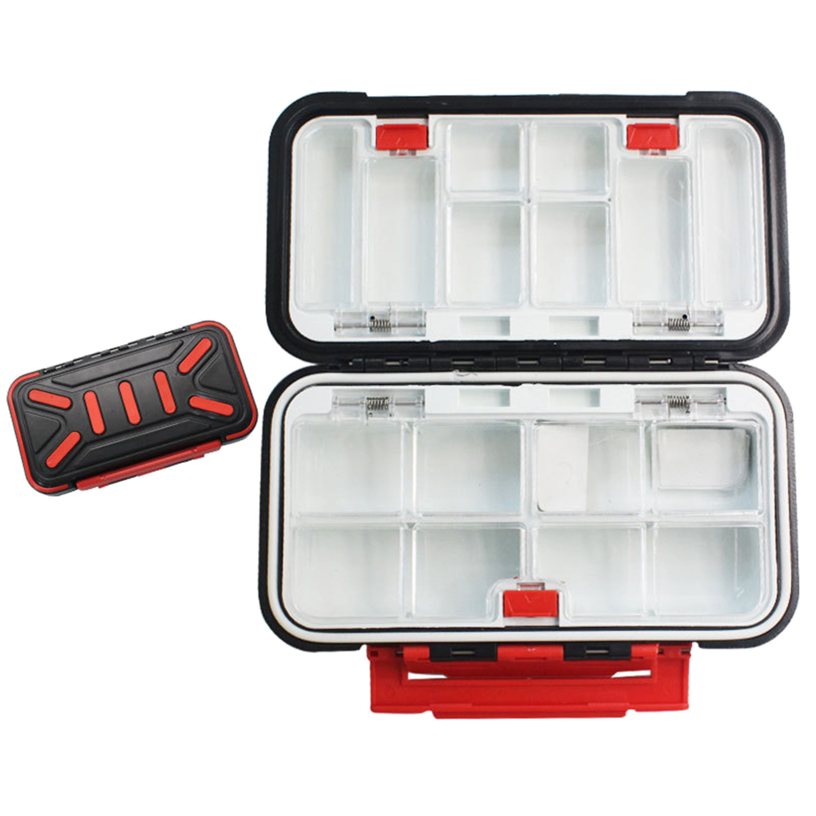 Waterproof Fishing Tool Box Portable Tackle Organizer Plastic Storage
