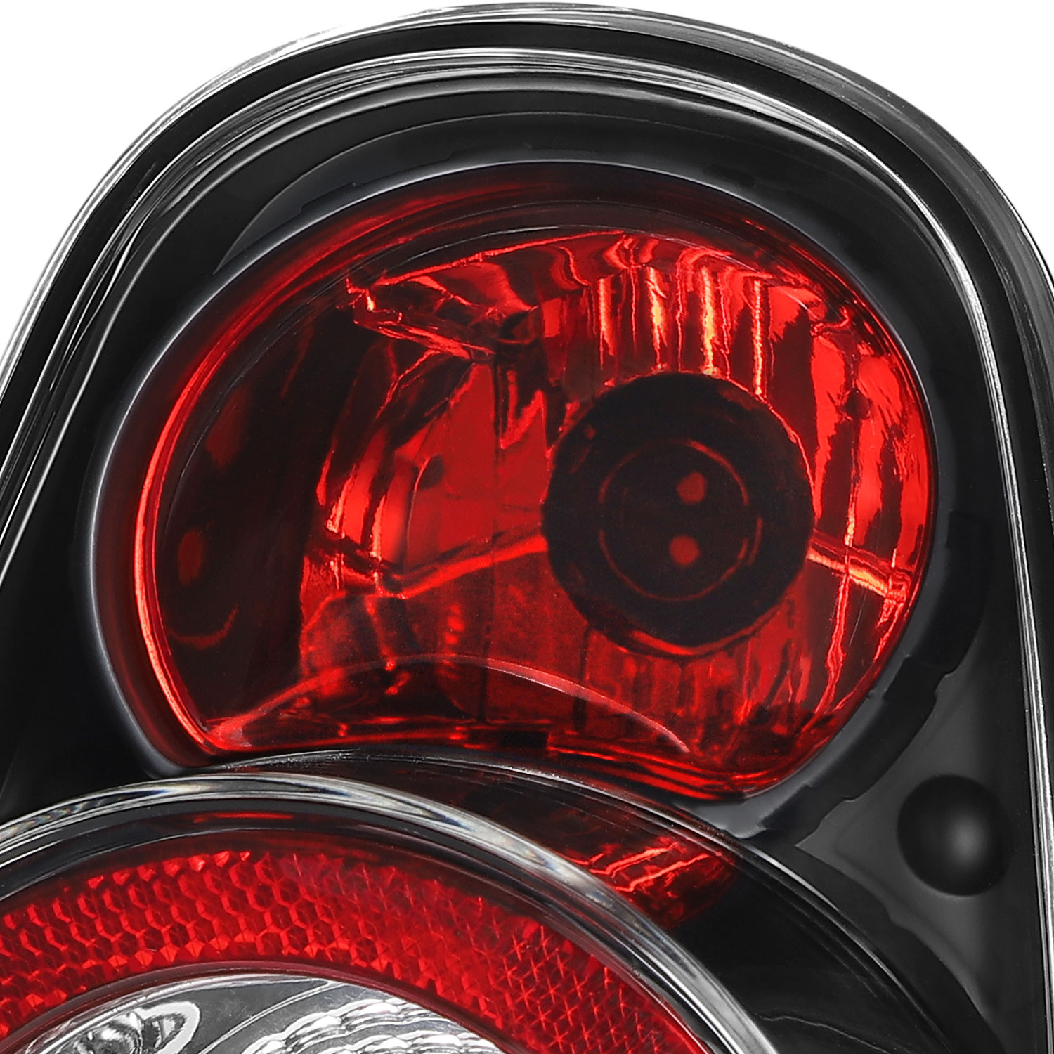 AKKON - For 2002-2006 Mini Cooper Hatchback 2005-2008 Mini-Cooper Convertibles Black Tail Lights Pair