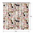 thumbnail image 5 of Chihuahua and Pioneer Flower Shower Curtain 72"x72" ,Bathroom Decorative Shower Curtains Set with 12 Hooks,Modern Waterproof Washable Shower Curtain, 5 of 6