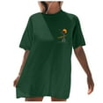 thumbnail image 3 of Xmyrz Oversized Tshirts For Women Casual Beach Graphic Summer Tees Baggy Aesthetic Short Sleeve Crew Neck Vacation Tops, 3 of 8