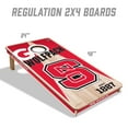 thumbnail image 6 of YouTheFan NCAA NC State Wolfpack 2' x 4' Cornhole Game, 6 of 6