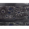 thumbnail image 4 of oneOone Georgette Viscose Fabric Leaves & Floral Block Printed Fabric 1 Yard 42 Inch Wide, 4 of 4