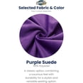 thumbnail image 2 of Ultimate Sack 4000 4-Foot Bean Bag Chair with Footstool Set, Purple Suede Cover, 2 of 6