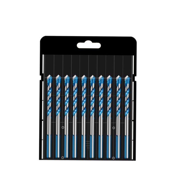 Juego multifuncional de acero de aleación de herramientas eléctricas para abridor de agujeros de de cerámica 5mm 10 piezas Zulema broca de carburo